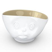 Tassen Sulking Face With Sand Inside White Porcelain Bowl